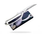 Poultry shears with internal spring