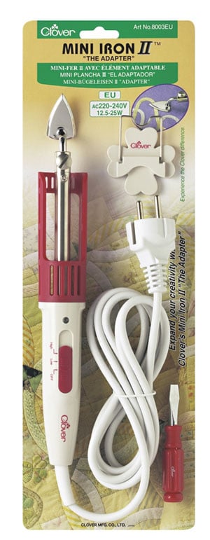 Clover Mini Iron II EU-Version VE3 From Clover - Quilting Accessories -  Accessories & Haberdashery - Casa Cenina