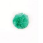 Fake fur pompon Green - cm. 13
