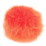 Fake fur pompon Orange - cm. 5