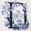 Le grand ABC «Toile de Jouy» Blue