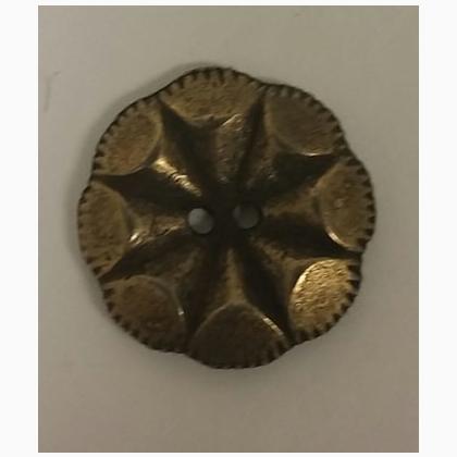 Olde Brass Button - Cone Flower