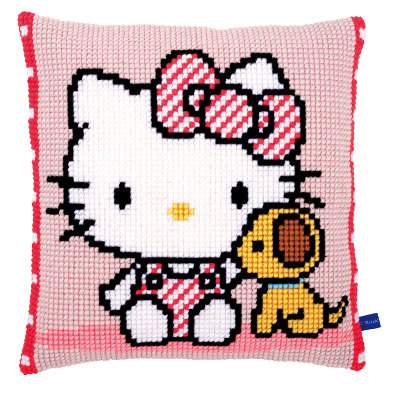 Hello Kitty Crochet Square Chart