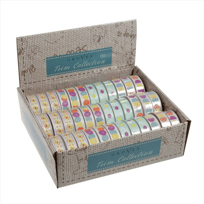 Easter satin ribbon - 15mm