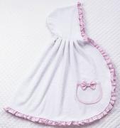 Baby bath cape - Pink