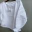 Stitchable blouse with decorated sleeves