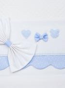 Baby carriage sheet set - Sky blue