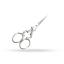 Customized scissors Optima 9 cm. - Eco-friendly leather pack