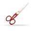 Customized scissors Soft Touch 15 cm. - Eco leather pack