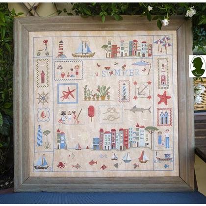 summer sampler from guermani cross stitch charts guermani cross stitch charts