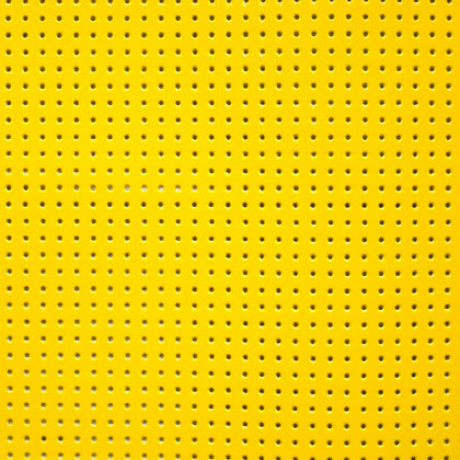 Vinylic perforated lacquer support - Yellow