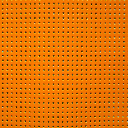 Vinylic perforated lacquer support - Orange