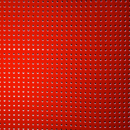 Vinylic perforated lacquer support - Red