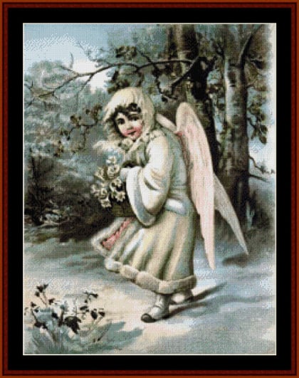 Vintage Art - Christmas Angel
