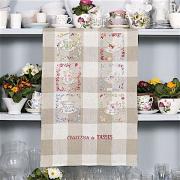 Torchon «Collection de tasses» - Aida