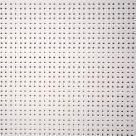 Vinylic perforated lacquer support - White