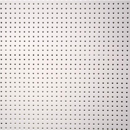 Vinylic perforated lacquer support - White