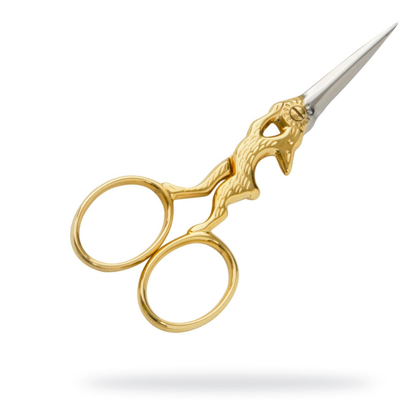Customized scissors Rabbit Gold 4\" Eco-friendly leather pack