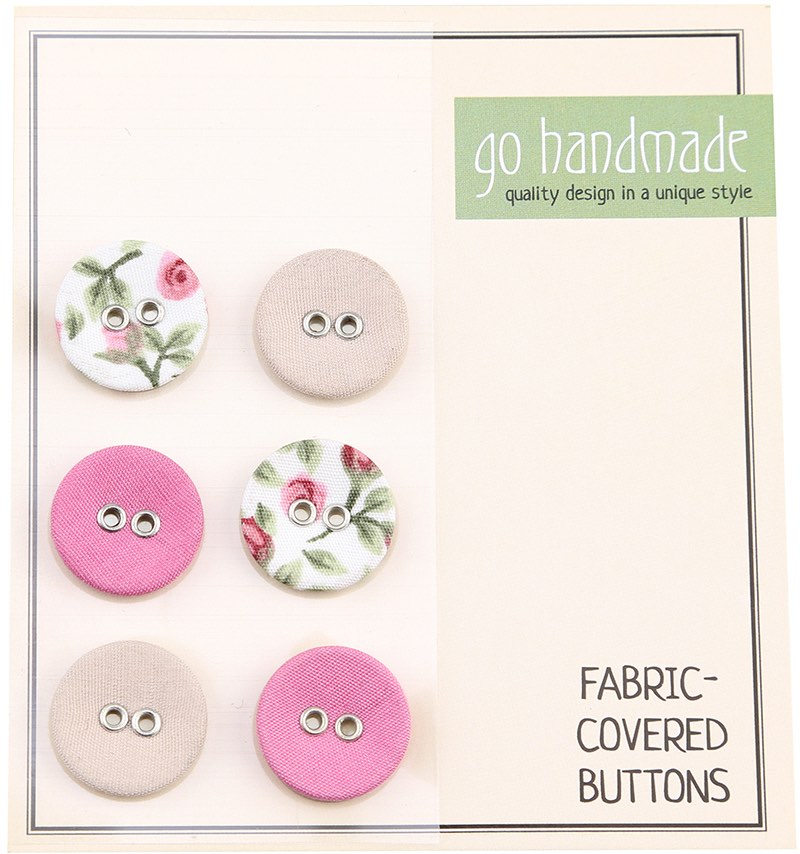 white fabric buttons