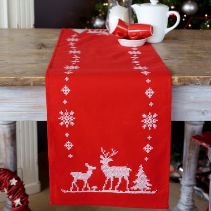 Runner red - Christmas Deers