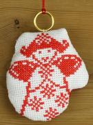 Glove w/angel Christmas Ornament
