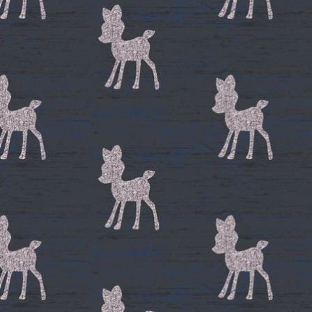 Jersey Couture Dazzling Deers Midnight Blue