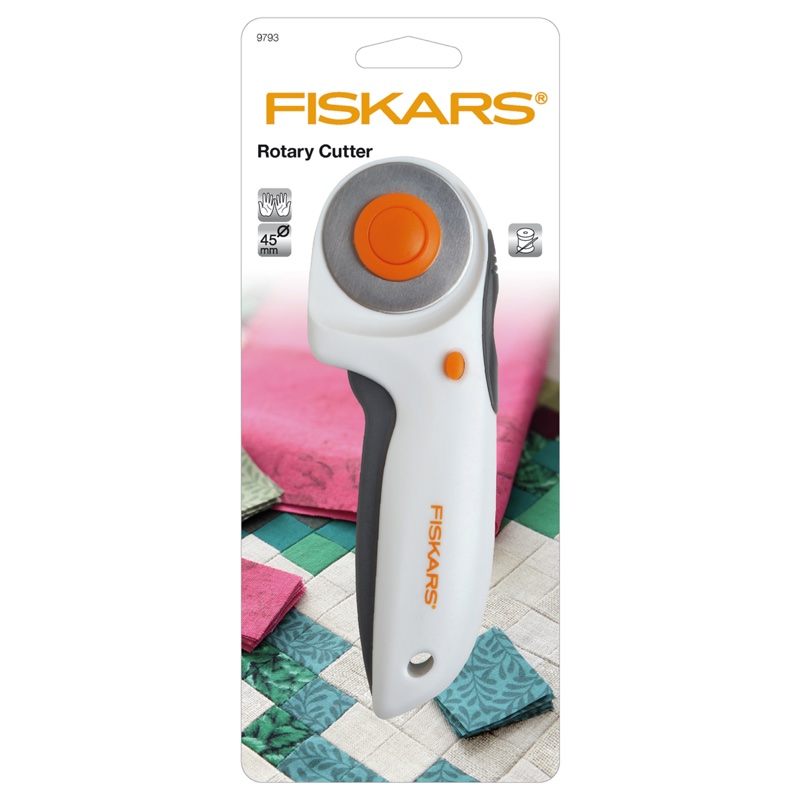 Straight cutter rotary blade, 45mm From Fiskars - Quilting Accessories -  Accessories & Haberdashery - Casa Cenina