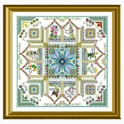 The Tinctorium Mandala - Dyer\'s Garden