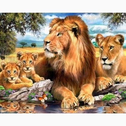 Lions From Artibalta - Diamond Painting - Kits - Casa Cenina