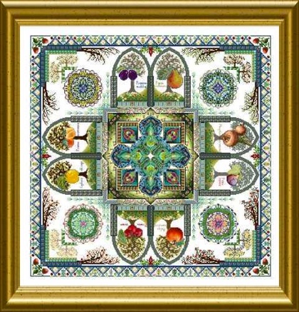 The medieval Fruit Garden Mandala