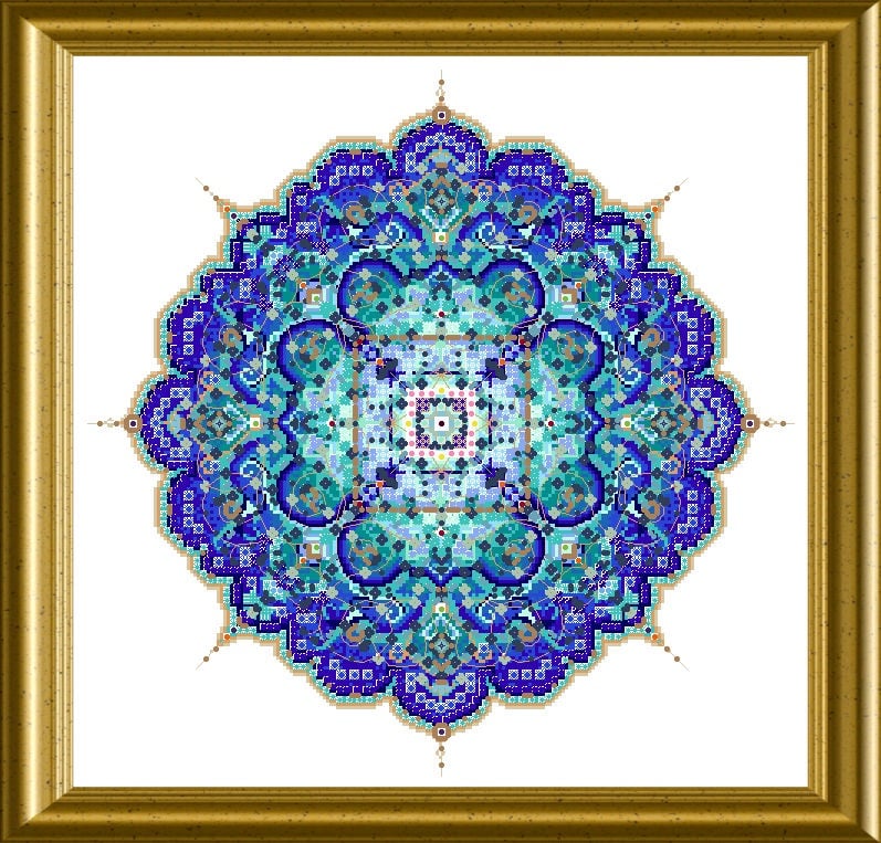 Mandala Cross Stitch Charts