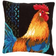 Front Cushion: Rooster