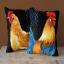 Front Cushion: Rooster