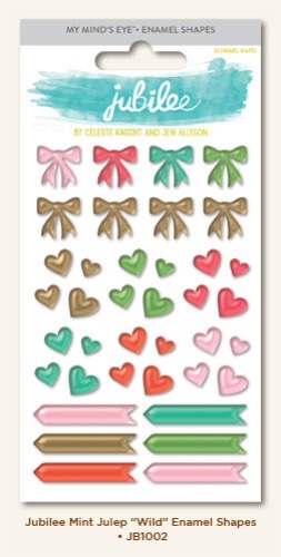 Enamel Shapes - Mint Julep - Wild