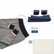 Cotton jersey hems - Off-white