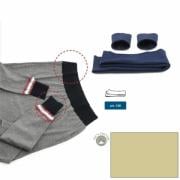 Cotton jersey hems - Beige