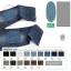 Iron-on jeans patches - Medium grey