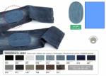 Iron-on jeans patches - Light blue