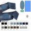 Iron-on jeans patches - Light blue