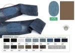 Iron-on jeans patches - Wood