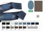 Iron-on jeans patches - Dove grey
