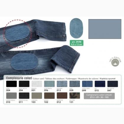 Mini iron-on jeans patches - Stone-washed grey