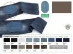 Mini iron-on jeans patches - Dove grey