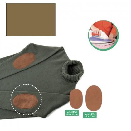 Iron-on patches Multi-fiber - Walnut