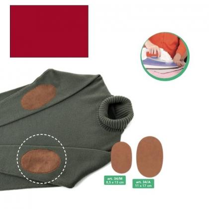 Iron-on patches Multi-fiber - Red