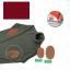 Iron-on patches Multi-fiber - Burgundy
