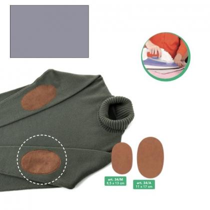 Iron-on patches Multi-fiber - Aviation blued