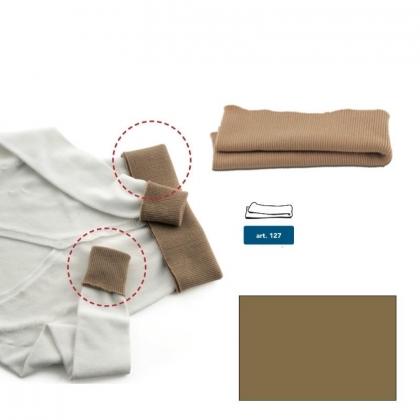 Wool jersey hems - Walnut
