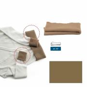 Wool jersey hems - Walnut
