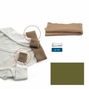 Wool jersey hems - Forest green